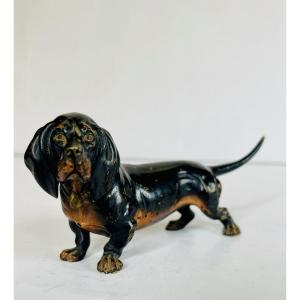 Bronze de vienne Basset GESCHÜTZT